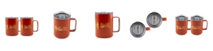 Macy's 16 oz "Hello Fall" Insulated Coffee Mugs Set, 2 Piece